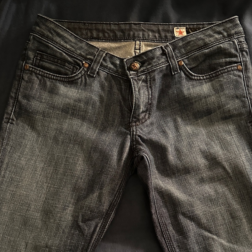 People's Liberation Dark Blue Straight Leg Jeans